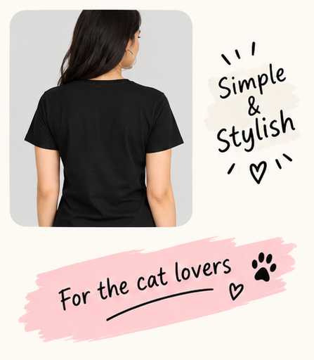 Just a Girl & Her Cat - Women's Classic T-Shirt