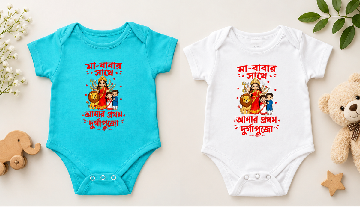 আমার প্রথম দুর্গাপূজা | Kids Rompers