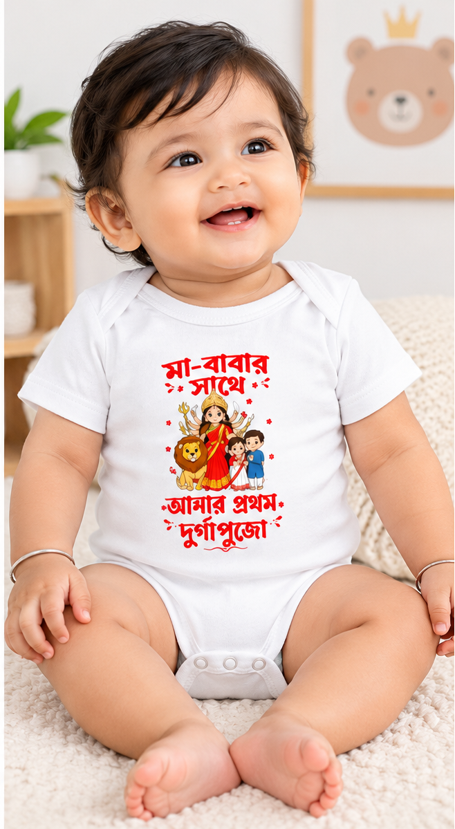 আমার প্রথম দুর্গাপূজা | Kids Rompers